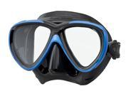 Tusa M 211 Black Freedom One Scuba Diving and Snorkeling Mask Fishtail Blue Black