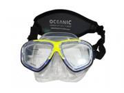 Oceanic ION 2 Scuba Diving and Snorkeling Mask Blue Yellow