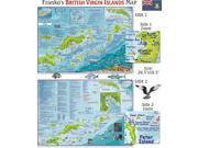 Franko Maps British Virgin Islands Map for Scuba Divers and Snorkelers