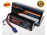 PowerHobby 3S 11.1V 5200mAh 75C Lipo Battery Pack EC5 Connector Plug 3 Cell