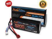 PowerHobby 3S 11.1V 5200mAh 75C Lipo Battery Pack w Deans Connector Plug 3 Cell