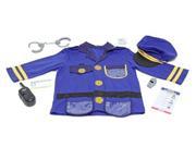 Melissa Doug Police Officer Role Play Costume Set