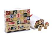 Wooden ABC 123 Blocks