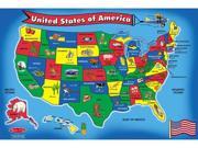 U.S.A. Map Floor 51 pc