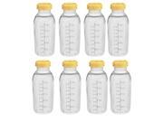 Medela Breastmilk Collection Storage Feeding Bottle W lid 8oz 250ml 8 Bottle