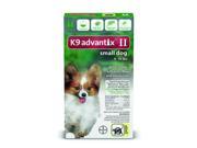K9 Advantix II Small Dogs 4 10 lbs Repels and Kills Fleas Ticks Mosquitos 2pk