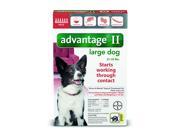 Advantage II for Dogs 21 55 lbs 12pk 12 Month Supply 2 six packs