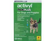 Activyl Tick Plus for Dogs 4 11 lb 6 month supply