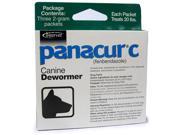 Panacur C fenbendazole Canine Dewormer 2 gram 3 packets