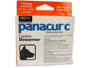 Panacur C fenbendazole Canine Dewormer 4 gram 3 packets