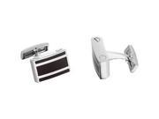 Stainless Steel Onyx Cuff Links