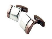 Stainless Steel Dome Cuff Links with Immerse Plating