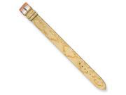 Moog Rose pltd Beige Gold Python Texture Calf Leather Watch Band