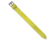 Moog Lime Lizard Texture Patent Finish Calf Leather Watch Band