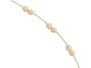 Leslie s 14K Yellow Gold Polished Anklet with 1in ext