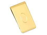 Gold plated with Engravable Area Money Clip