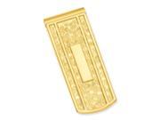 Gold plated with Engravable Area Money Clip
