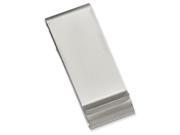 Stainless Steel Satin Double Fold Money Clip
