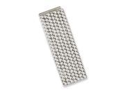 Stainless Steel Textured Polished Money Clip