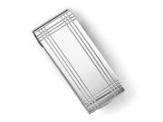 Stainless Steel Polished and Grooved Money Clip