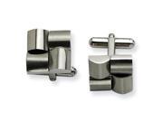 Stainless Steel Brushed Cuff Links