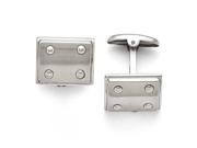 Stainless Steel Polished and Matte Cuff Links