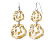 Leslie s Sterling Silver Gold tone 18k Flash Plated Earrings