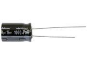 Nichicon electrolytic 10 pack of high temperature 105 degree capacitors capacitor value 1000 ufd at 16 volts dc. 1000uf 16VDC 1000 micro farad 16 volts Pol