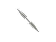 Surgical Steel Spike Barbell 14g 8mm Spike Bead 10mm