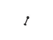 Black Anodized Titanium Labret with Ball Bead 14G 5 16 Inch