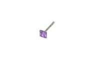 Sterling Silver Nose Stud with Purple Cz Jewel