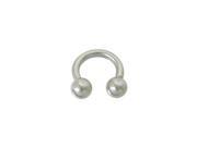 Horse Shoe Ring Surgical Steel 14G 1 4 Inch