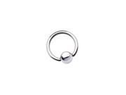 Surgical Steel Captive Bead Ring 10 Gauge 12mm