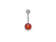 Soviet Union Flag Belly Button Ring