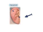 Titanium Cartilage Tragus Dumbbell Design Earring Blue