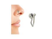 Ying Yang Sterling Silver Nose Clip Non Piercing