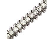 14K White Gold 5 ct. Diamond Tennis Bracelet