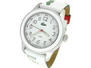 Lacoste Sport Collection Advantage Leather Strap White Dial Women s watch 2000518