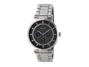 Simplify The 4800 Bracelet Watch w Day Date Silver Black Standard