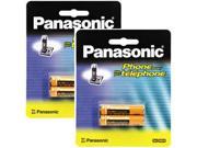 Panasonic HHR 4DPA Battery HHR4DPA 2 Packs of 2