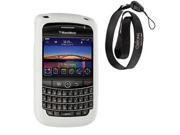 BlackBerry Bold 9650 Silicone Skin Case White