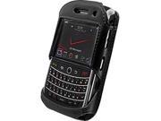 BlackBerry 9630 Elite Leather Case with Spring Swivel Clip Black