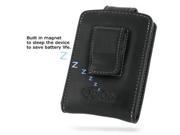 BlackBerry Curve 8320 Leather Vertical Pouch Type Black