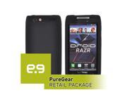 Motorola DROID RAZR XT912 PureGear Silicone Soft Silicone Case in PureGear Retail Package Black
