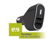 Universal PureGear Dual USB Port Vehicle Power Adapter