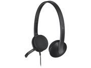 A lightweight plug and play USB Stereo Headset H340 by Logitech