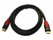 Fosmon High Speed Digital HDMI Cable Black Red 3ft