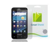 GreatShield Ultra Smooth Clear Screen Protector Film for Samsung Captivate Glide SGH I927 3 Pack