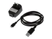 Fosmon 2 in 1 Sync Charge USB Travel Kit USB Cable AC Adapter