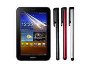 Fosmon Premium LCD Clear Screen Protector 3 Packs of Touch Screen Stylus Pen for Samsung Galaxy Tab 7.0 Plus P6200 P6210